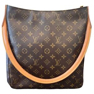 AUTHENTIC LOUIS VUITTON LOOPING GM
SHOULDER BAG PURSE MONOGRAM